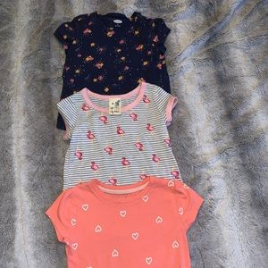 Lot of 6 girls 4T/5T shirts